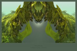 Mandelbulb - A Magical Tree - Serpent