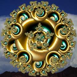 Mystic Golden Mandala