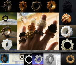 The Making of a Mandelbulb Ring Collection