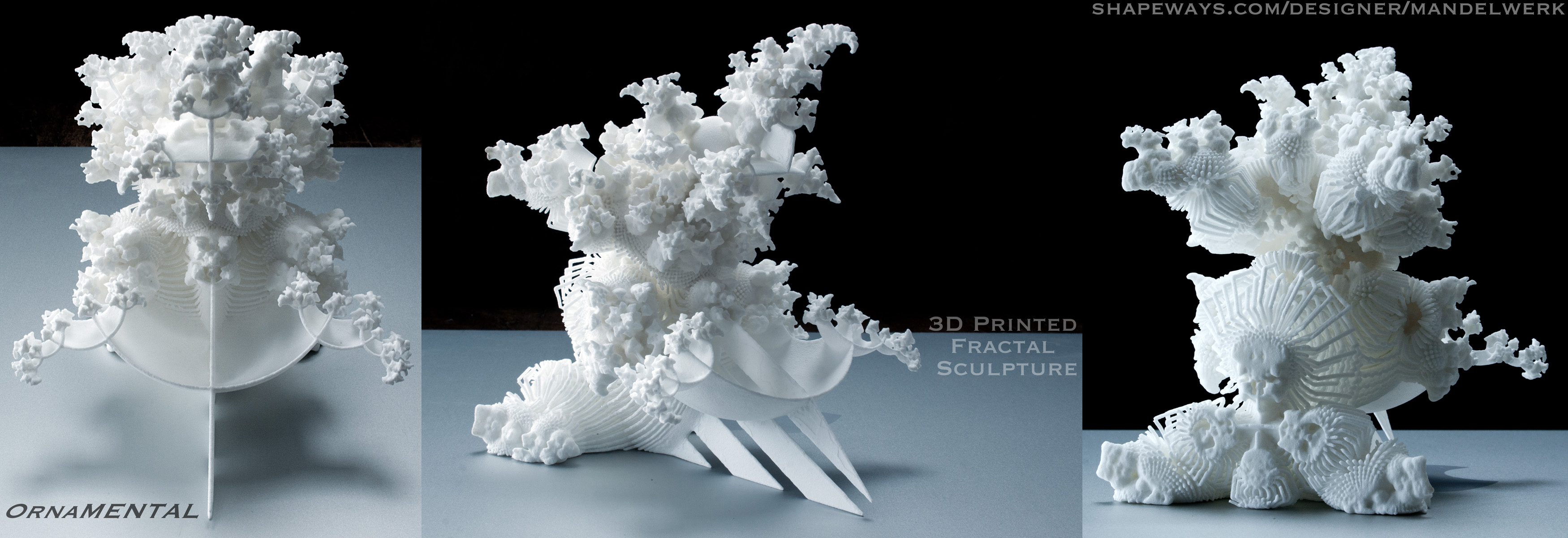 Welcome to Fractal Forums - OrnaMENTAL 3D printed Fractal Sculpture - HIGH IMAGE