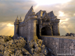 Mixpinski Castle by heightmap