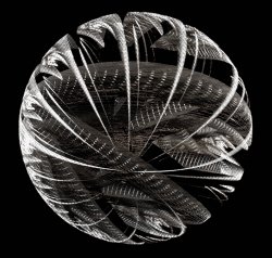 A thorn silver snake ball.