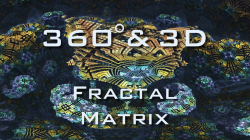 Fractal Matrix - 360Â° & stereo 3D - Mandelbulb 3D fractal
