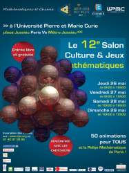 Salon Culture et Jeux MathÃ©matiques - Paris